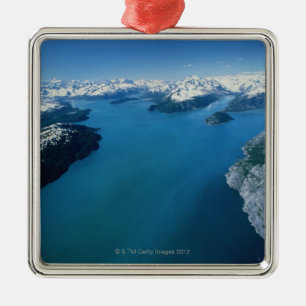 USA Alaska, glaciärfjärdnationalparken, antenn Julgransprydnad Metall