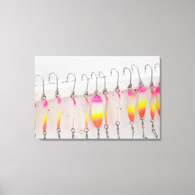 USA, Alaska, Hoonah. Kommersiellt laxfiske Canvastryck (Framsida)