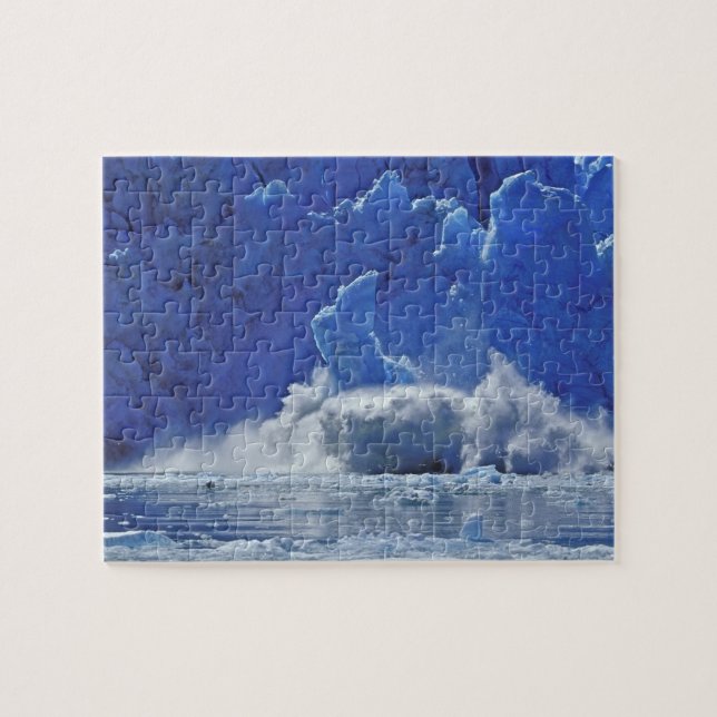 USA, Alaska, Juneau. Del av South Sawyer Pussel (Horisontell)