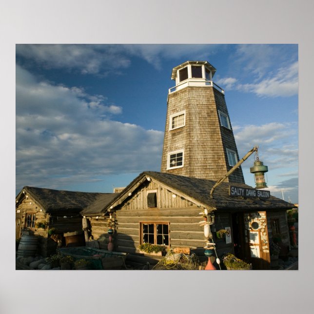 USA, ALASKA, KENAI PENINSULA, HOMER: Homer Spit Poster (Framsidan)