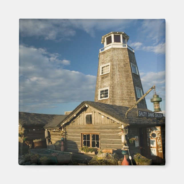 USA, ALASKA, KENAIHALVÖN, HOMER: Homer Spit Magnet (Framsidan)