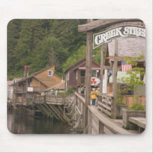 USA, Alaska, Ketchikan, Creek Street, centrum Musmatta