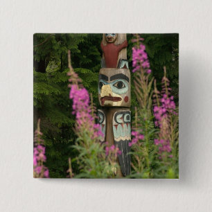 USA, Alaska, Ketchikan, Totem Bight State Knapp