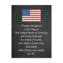 USA Allegiance Flagga