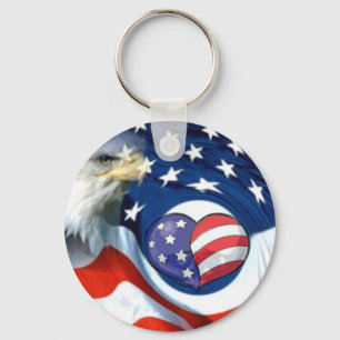 USA Älskare_ Nyckelring