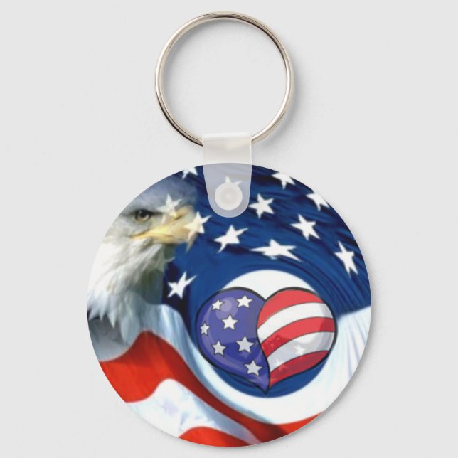USA Älskare_ Nyckelring (Framsida)