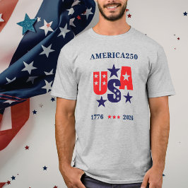 USA America250 självständighetsdag T Shirt