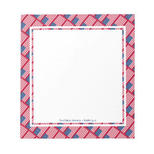 USA AMERICA Patriotic Personlig Anteckningsblock