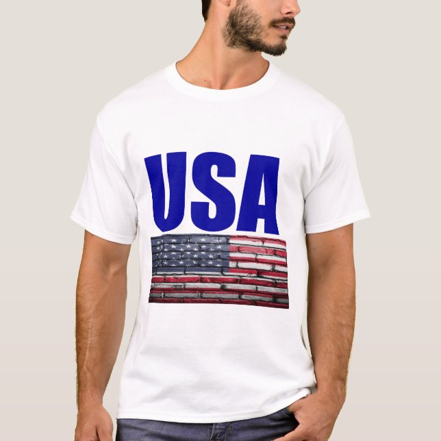 USA , AMERICA T SHIRT (Framsida)