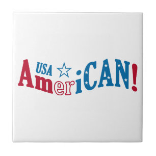 USA AmeriCAN! anpassningsbar Kakelplatta