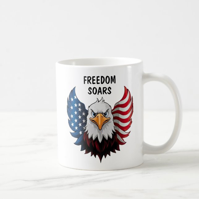 USA American Eagle Flagga Kaffemugg (Höger)