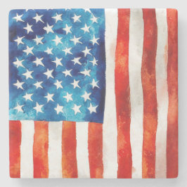 USA American Flag Patriot 4th of July Parade Vet Stenunderlägg