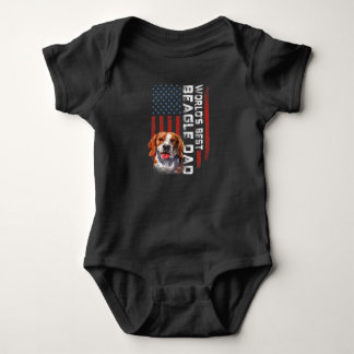 usa american flag worlds best beagle dad t shirt
