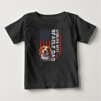 usa american flag worlds best beagle dad t shirt