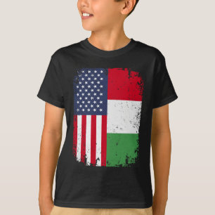 USA American Flagga Italiensk T Shirt