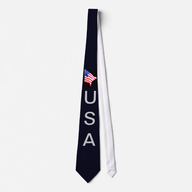 USA American Flagga Manar Patriotic 4 juli Tie Slips (Framsida)