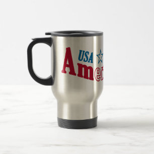 USA AmeriCAN! mugg - välj stil & färg