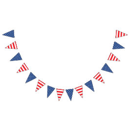 USA American Stars och stripes. Vimplar