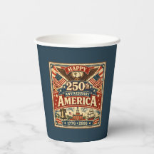USA Amerika 250-årsjubileum Vintage Patriotisk