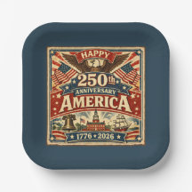 USA Amerika 250-årsjubileum Vintage Patriotisk