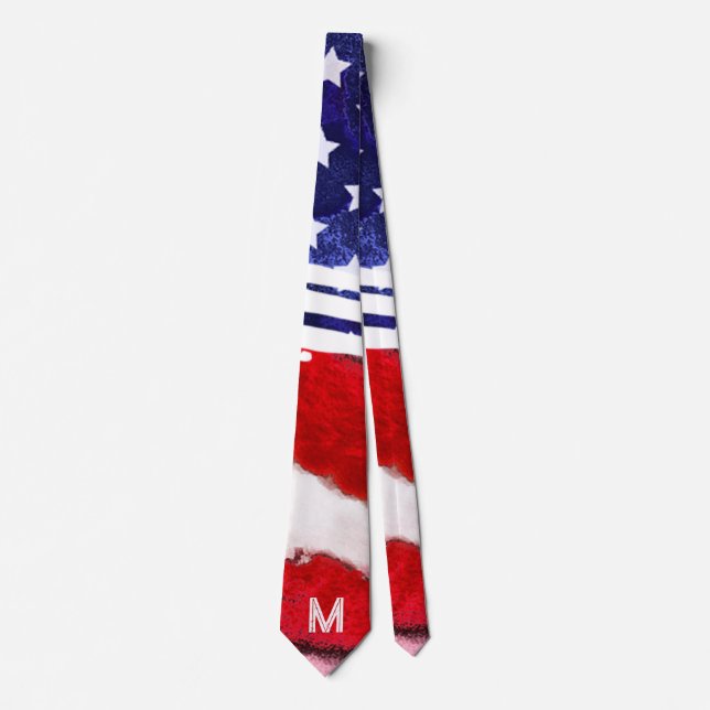 *~* USA Amerika Flagga Old glory Patriot Monogram Slips (Framsida)