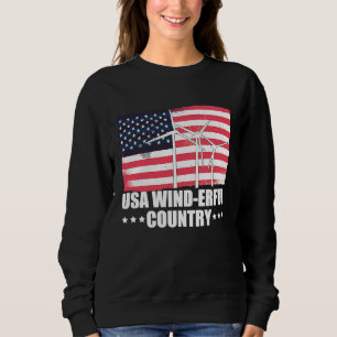 USA Amerika Flagga USA Wind underbart Land T Shirt