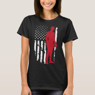 Usa Amerikansk Flagga Boxning Kickboxning Patrioti T Shirt