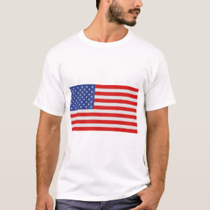 USA - Amerikansk flagga med rätt dimensioner T Shirt