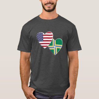 USA Amerikansk Stad Portland Oregon Flagga present T Shirt