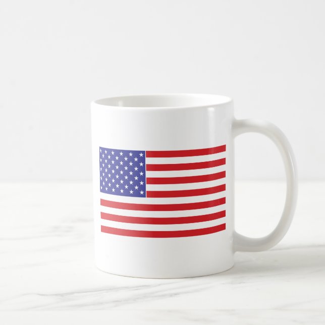 USA Amerikanska Flagga Kaffemugg (Höger)