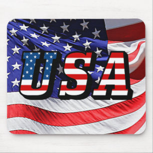 USA - Amerikanska Flagga Musmatta