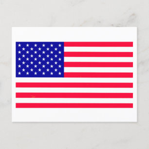 USA amerikanska Flagga Postkort Vykort