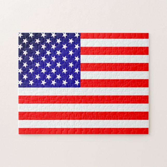 USA amerikanska Flagga Pussel (Horisontell)