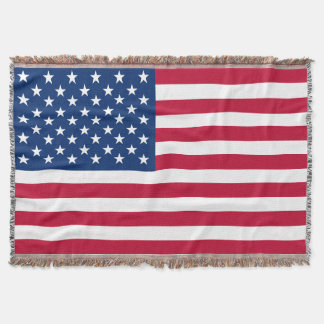 USA Amerikanska Flagga Stars och stripes Filt