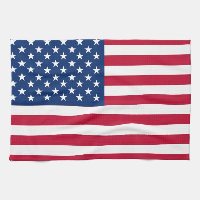 USA Amerikanska Flagga Stars och stripes Kökshandduk (Horisontell)