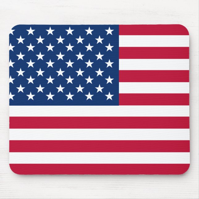 USA Amerikanska Flagga Stars och stripes Musmatta (Framsidan)