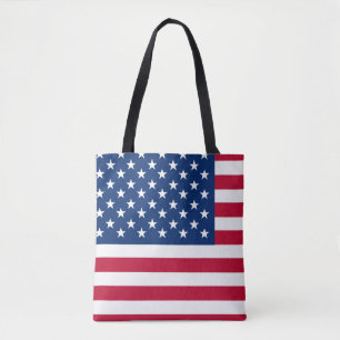 USA Amerikanska Flagga Stars och stripes Tygkasse