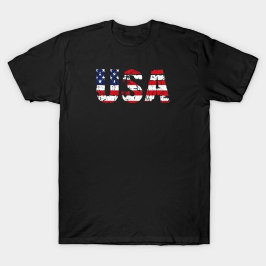 USA Amerikanska flagga T Shirt
