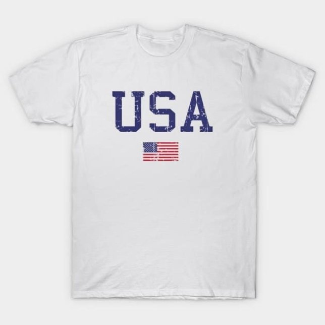 USA - Amerikanska Flagga T Shirt (Skapare uppladdad)
