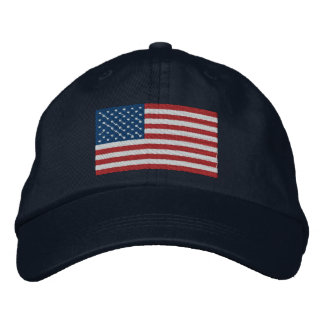 USA Amerikanska Patriotic Broderad Keps