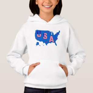 USA Amerikanska Patriotic Karta/Flagga Stars och s T Shirt