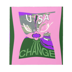 USA Ändra Art Skriv ut Anteckningsblock