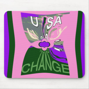 USA Ändra Art Skriv ut Musmatta