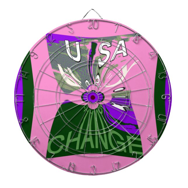 USA Ändra Art Skriv ut Piltavla (Framsidan)