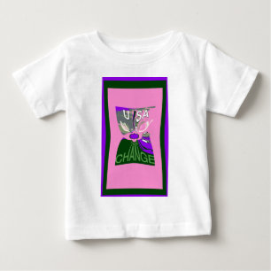 USA Ändra Art Skriv ut Tee