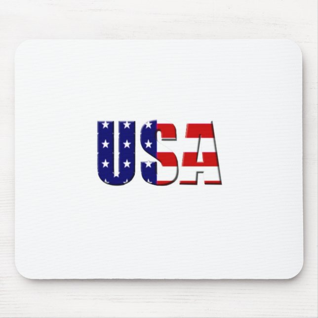 USA Anpassningsbar Logotyp Design Musmatta (Framsidan)