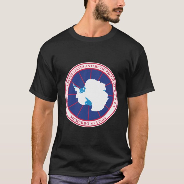 Usa Antarktis-programmet Antarctica T Shirt (Framsida)