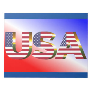 USA ANTECKNINGSBLOCK