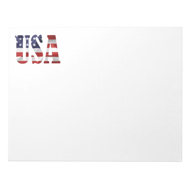USA ANTECKNINGSBLOCK (Framsida)