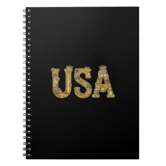 USA ANTECKNINGSBOK (Framsidan)